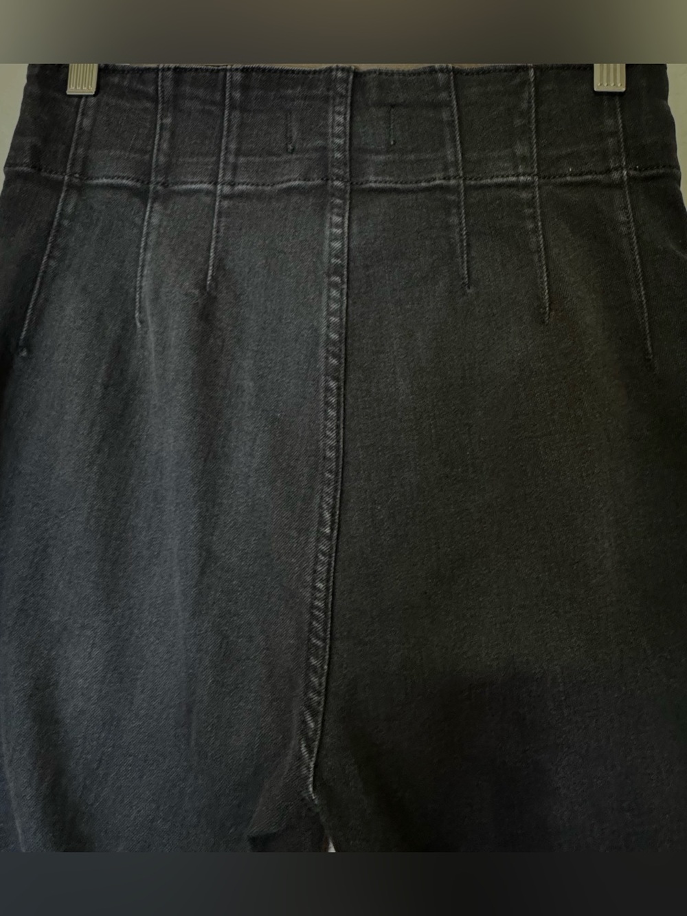 Free People We The Free Black High Rise Flare Jeans 29 Retro Bell Bottom Boho - Picture 4 of 6